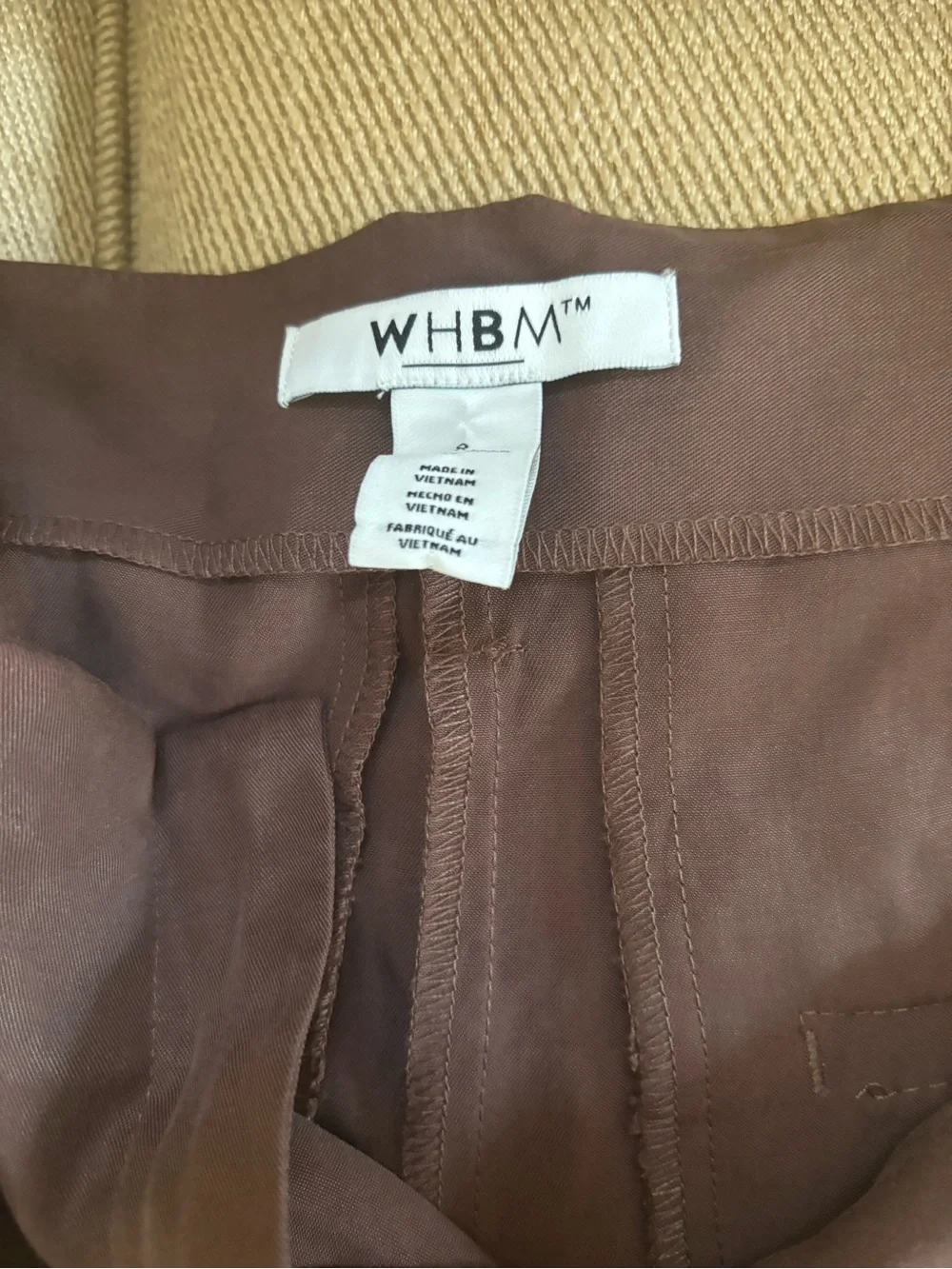 White House Black Market Women's Brown Chino Shorts